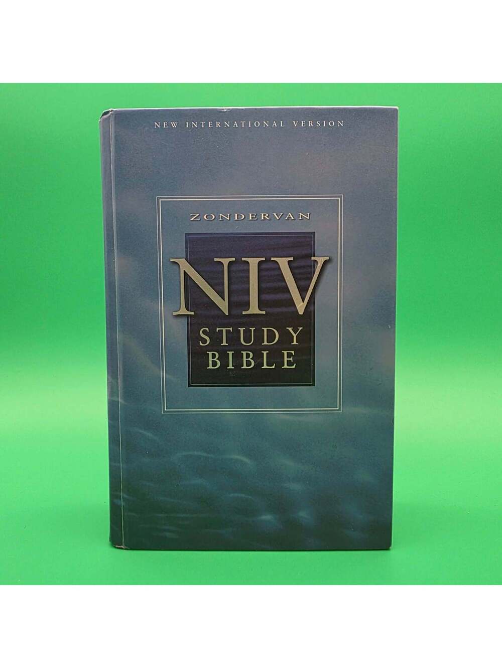 Zondervan NIV Study Bible Hardcover New International Version Blue Dust Jacket